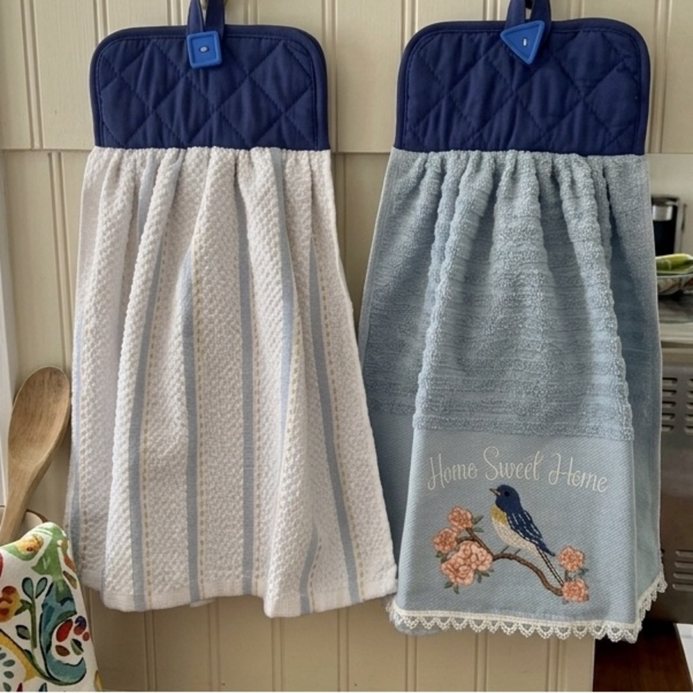 Hand crafted Home Sweet Home Hanging Kitchen cotton Towels